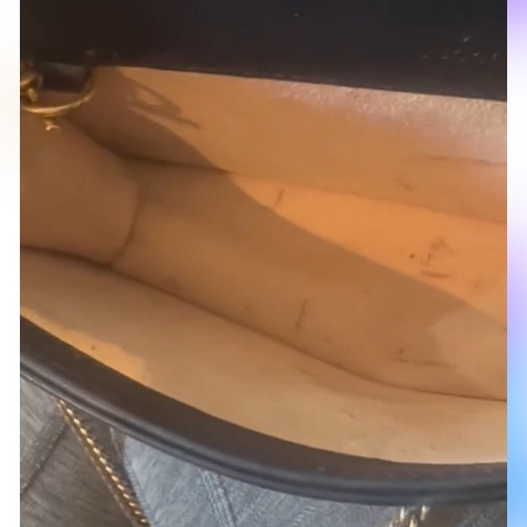 Gucci GG Marmont Chain Flap Bag Matelasse Leather Mini - Picture 10 of 13